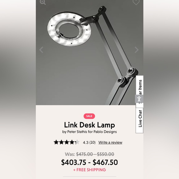 Allsteel Link Pablo LED Lamp - Picture 2 of 9